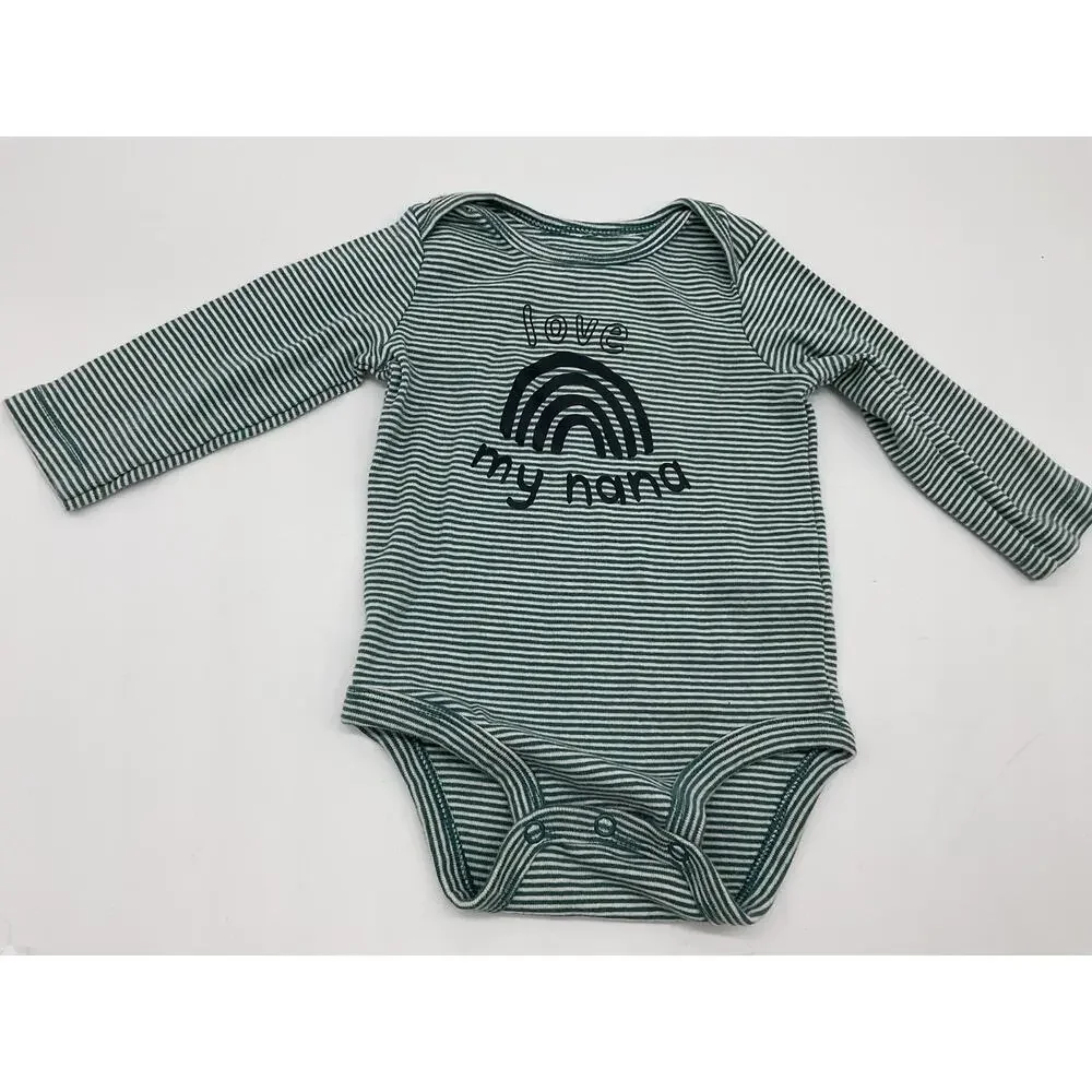Little Me Sleeper Carter's Bodysuit Baby Boys 9‎ Months Sports Stripe Nana Set